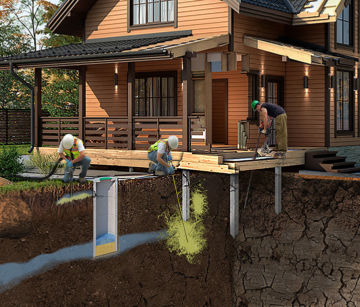 Our solution subsidence soil